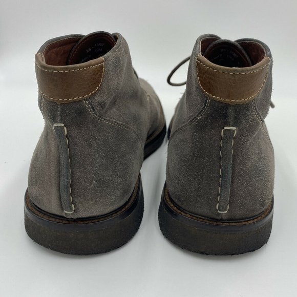 Johnston & Murphy Copeland Chukka Suede Ankle Boots Gray 25-1567 *sold on eBay* - Picture 6 of 11